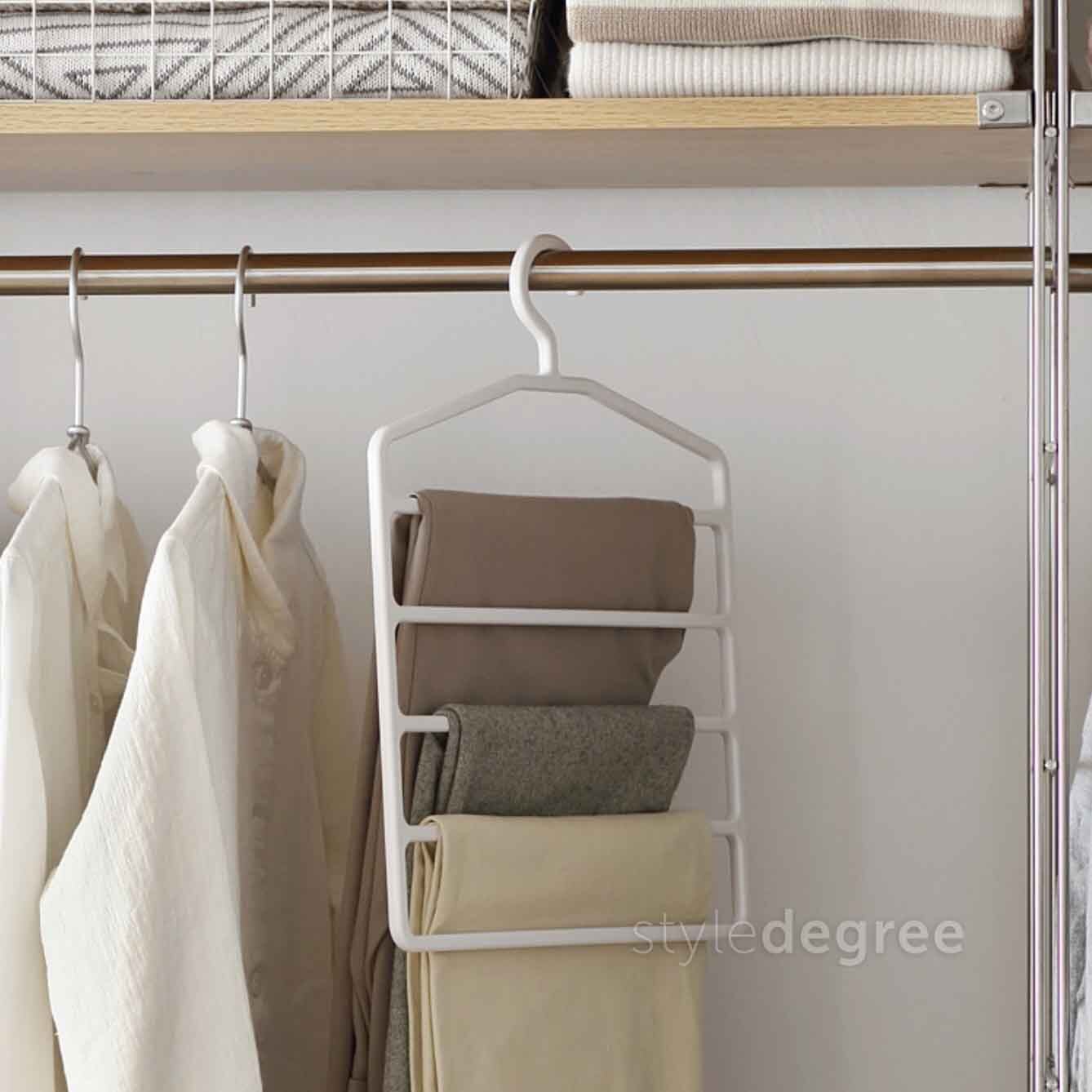 Ladder Clothes Hanger Storageart