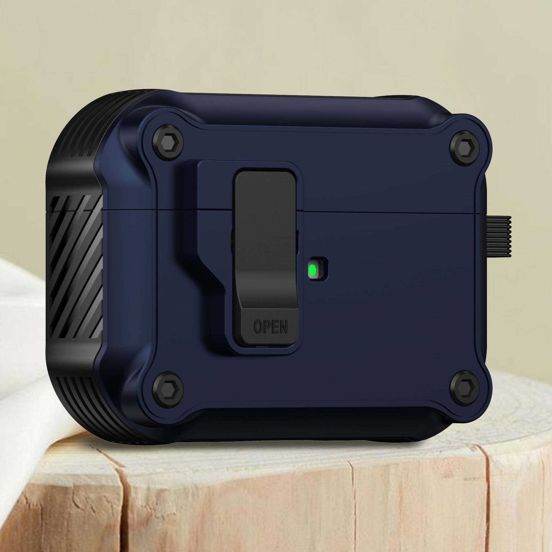 Locking AirPods Case Prevent Loss with SecureSnap Technology banma03