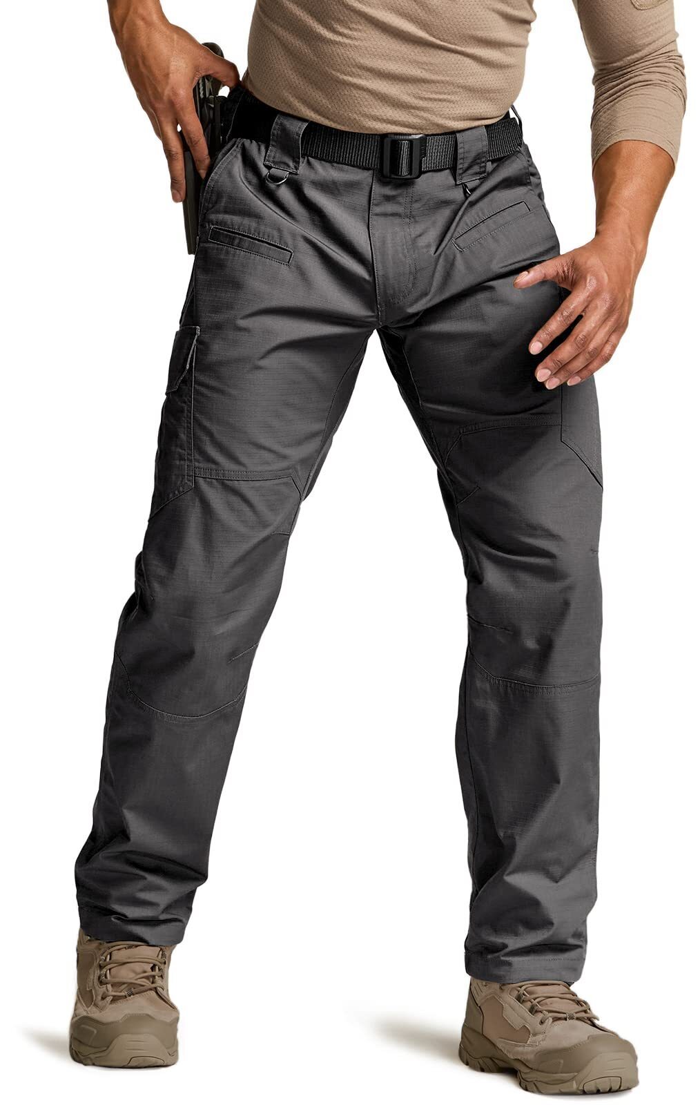 Men's Tactical Pants, Water Resistant Ripstop Cargo Pants - Tenrites