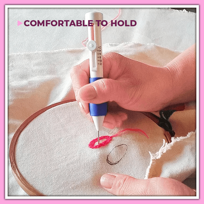 Rainbow Color Embroidery Threading Pen Set Ruqadl