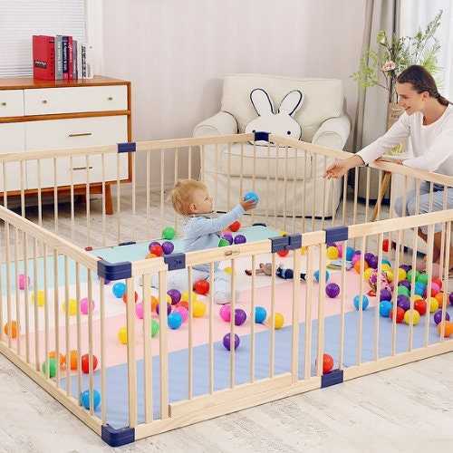 Wooden Play Fence Perfect Playpen Fencing Solution METSOY