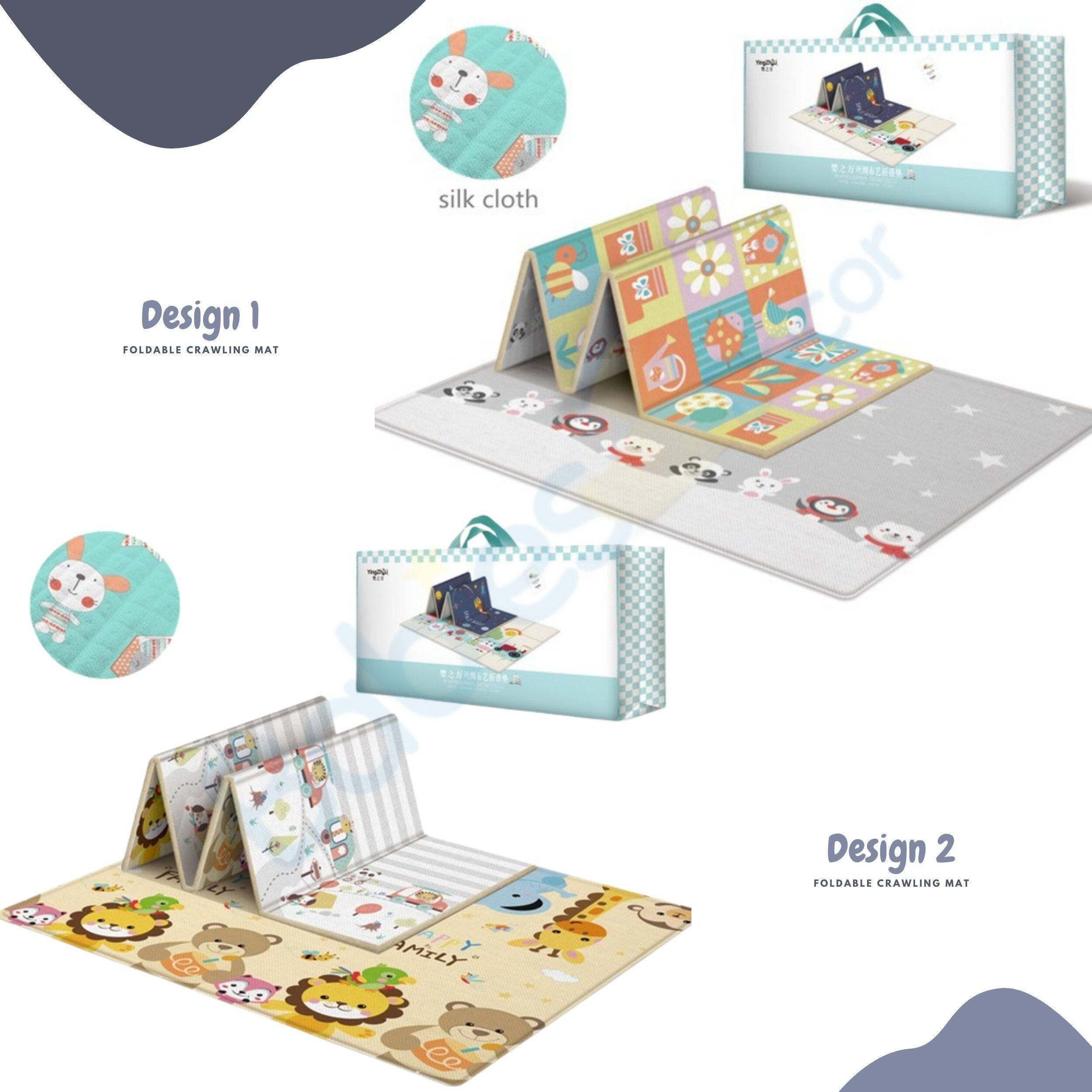 Foldable Baby Play Mat Crawling Mat for Kids Baby Folding Mat METSOY