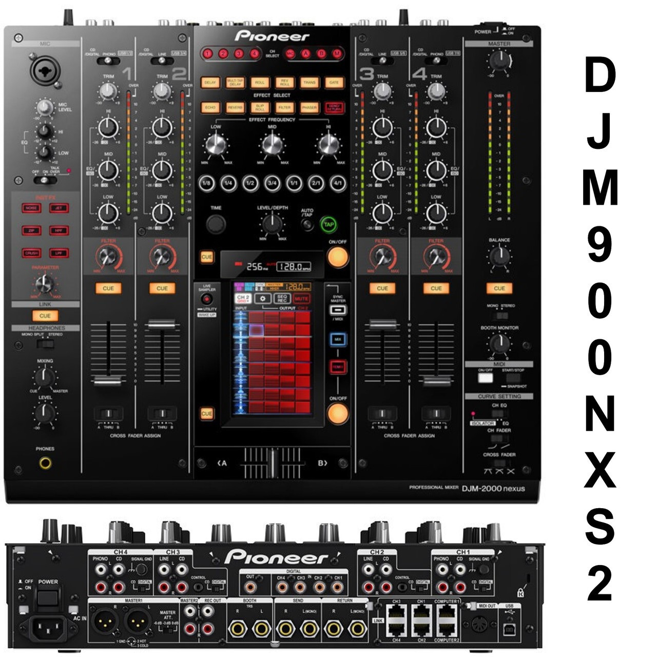 DJM-900NXS2 Professional 4 Channel DJ Mixer