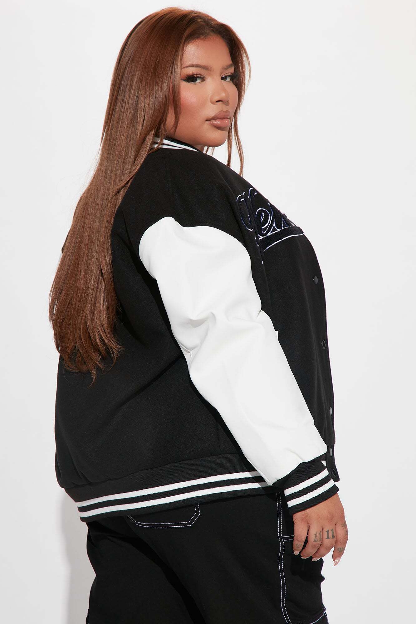 City Of Champs Varsity Jacket - Black/White - Jcpenney