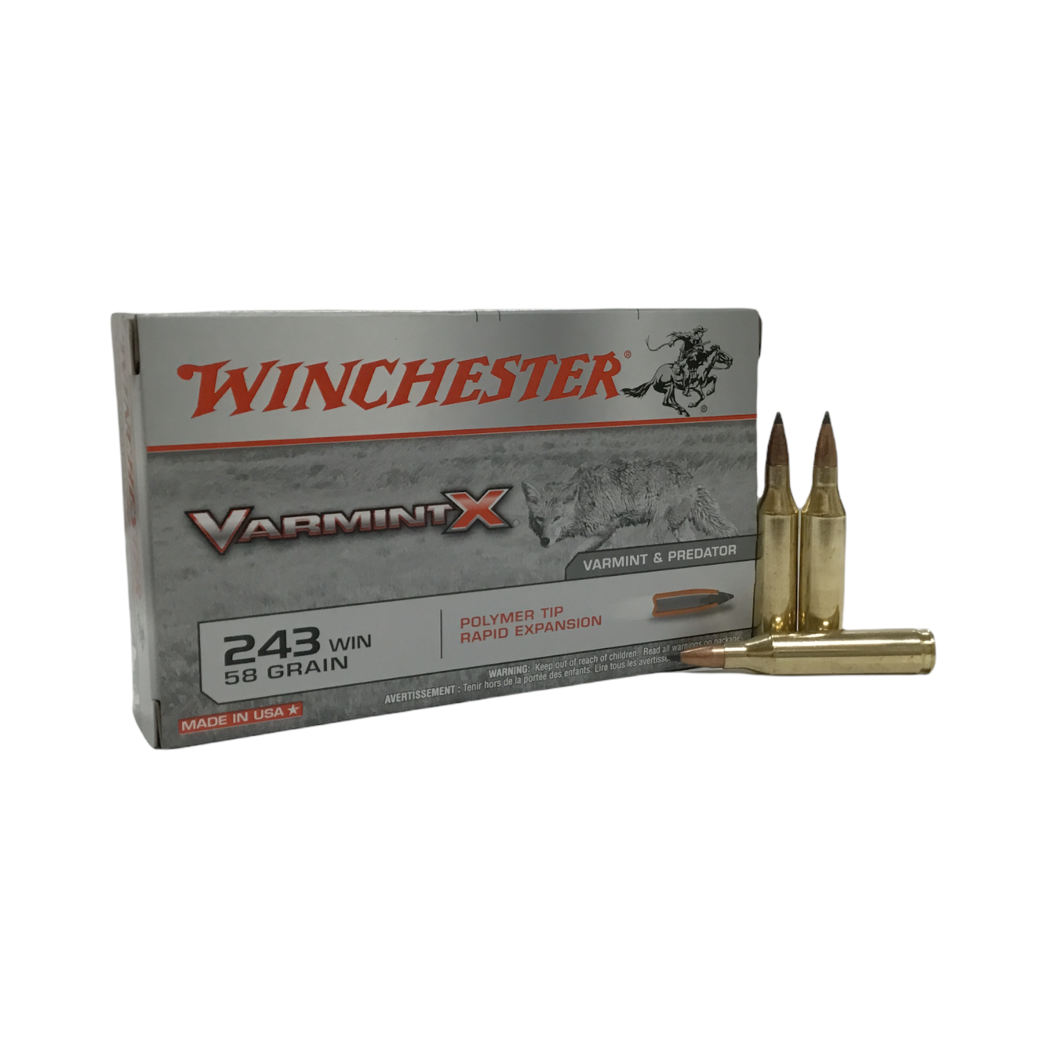 Winchester 243 Win 58gr Varmint-X - 610DW Guns &Ammo