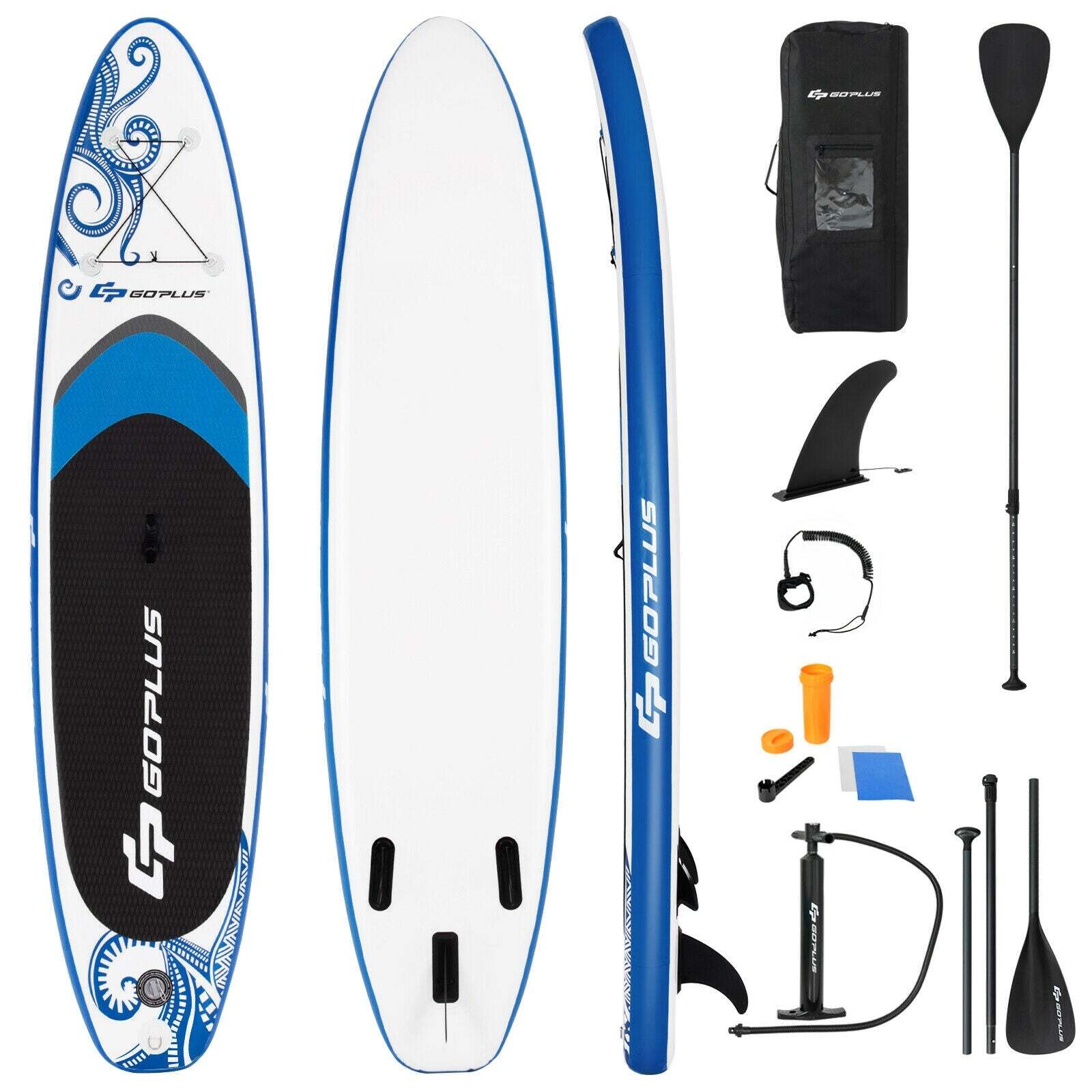 Inflatable Adjustable Paddle Board with Carry Bag - Lyftro