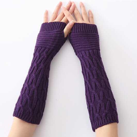 Fingerless Knitted Arm Gloves Jcpenney