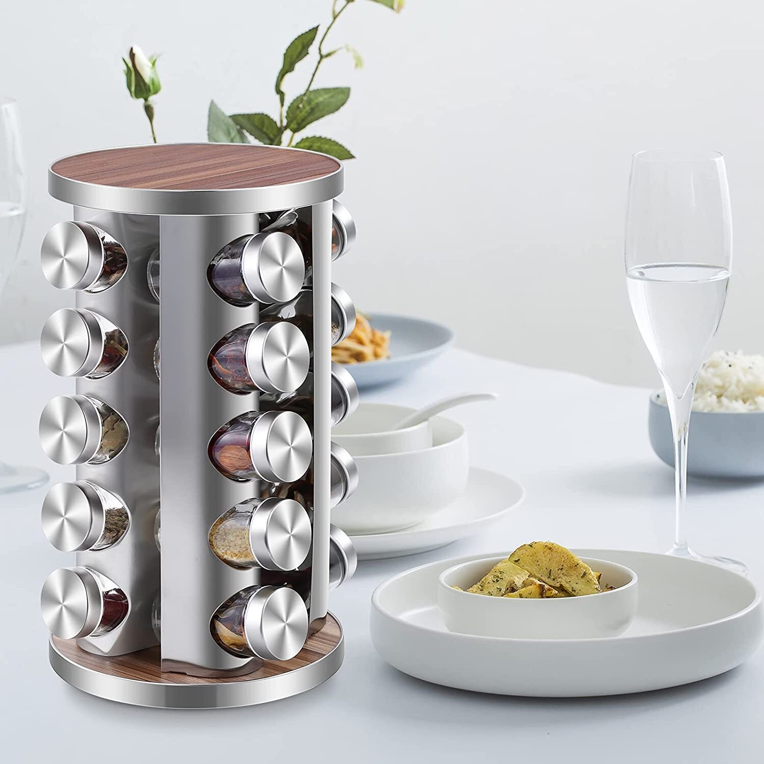 rotating spice rack, 20 cans of rotating spices JCPenney