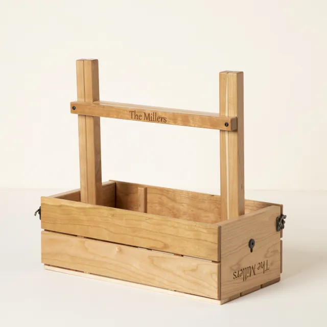 Personalized Picnic Table Wine Carrier jisu31