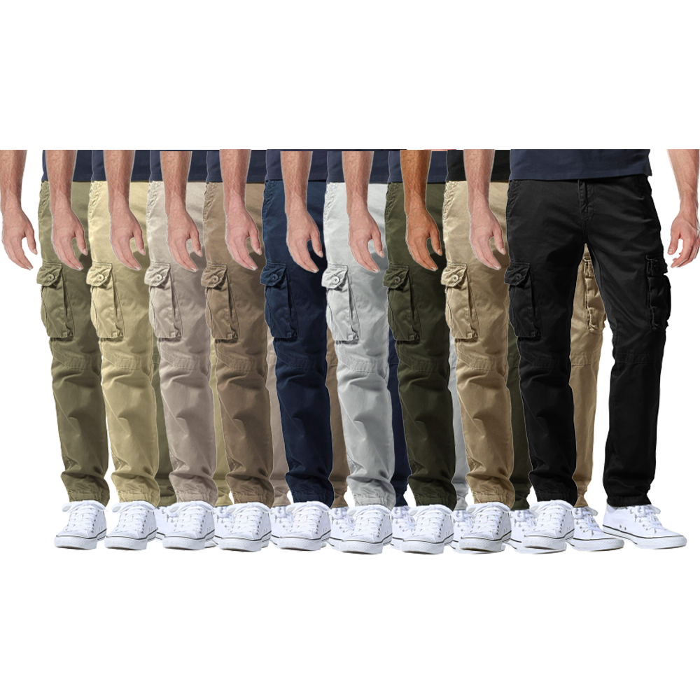 9PACKS Men's AthleticFit Cargo Pants sany205