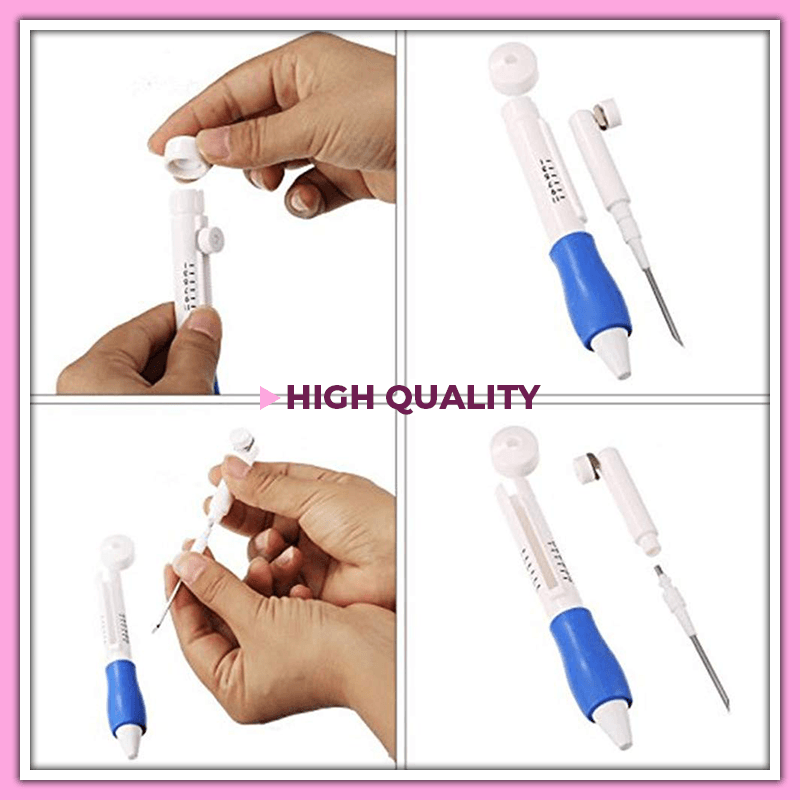 Rainbow Color Embroidery Threading Pen Set Ruqadl