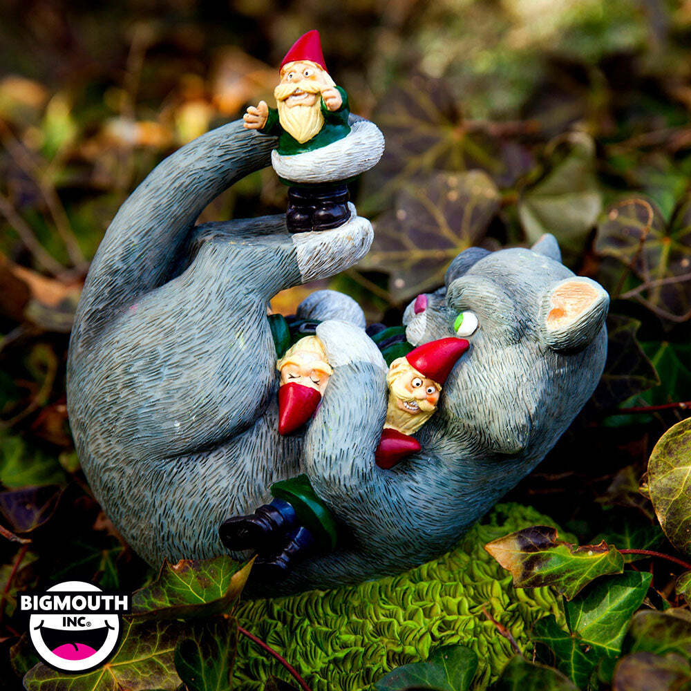 The Cat Attack Garden Gnome Amazoness